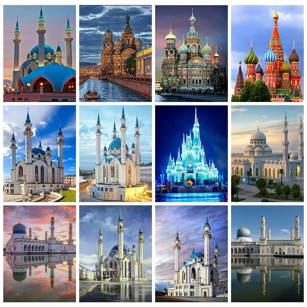 

Картина из страз YI Bright 5D для дома, мозаика для вышивки крестиком с религиозным мотивом, украшение для стен, подарок