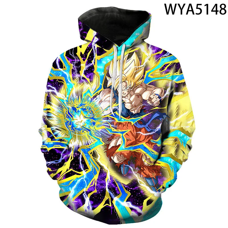 

New Hoodies Anime Dragon Men Women Children Sweatshirts DBZ 3D Print Boy Girl Kids Streetwear Fashion Pullover Casual Coat