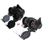 13 контактный разъем для 12N  12S 7 пин розетки караван буксировочный трос преобразования Трейлер с разъемом 12V