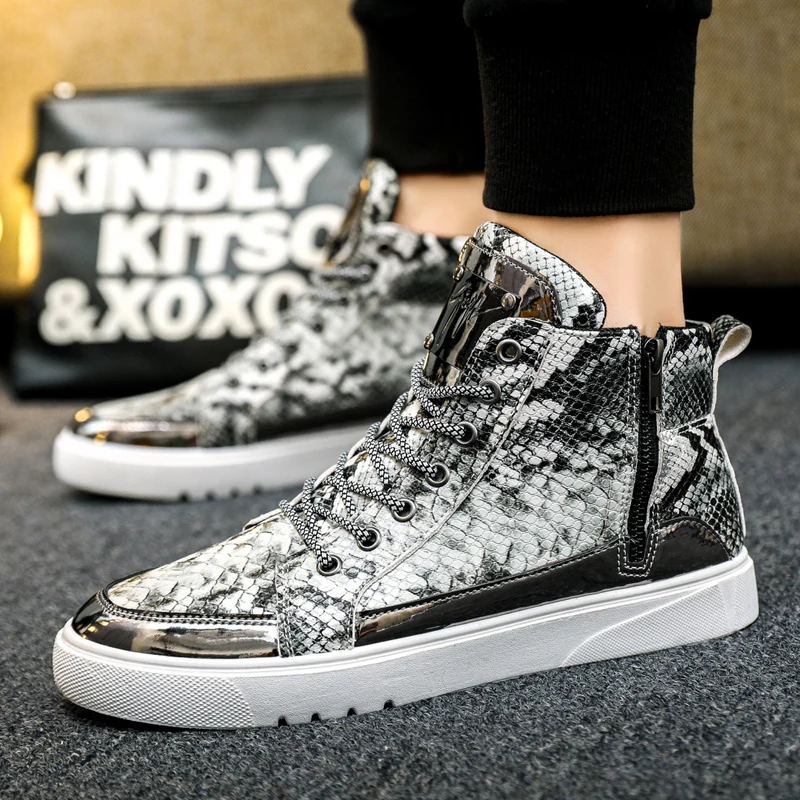 

Stylish Shoes For Men Shoes For Men Fashion Mens Hightop Sneakers High Top Casual Boots Men's Sport Slippers