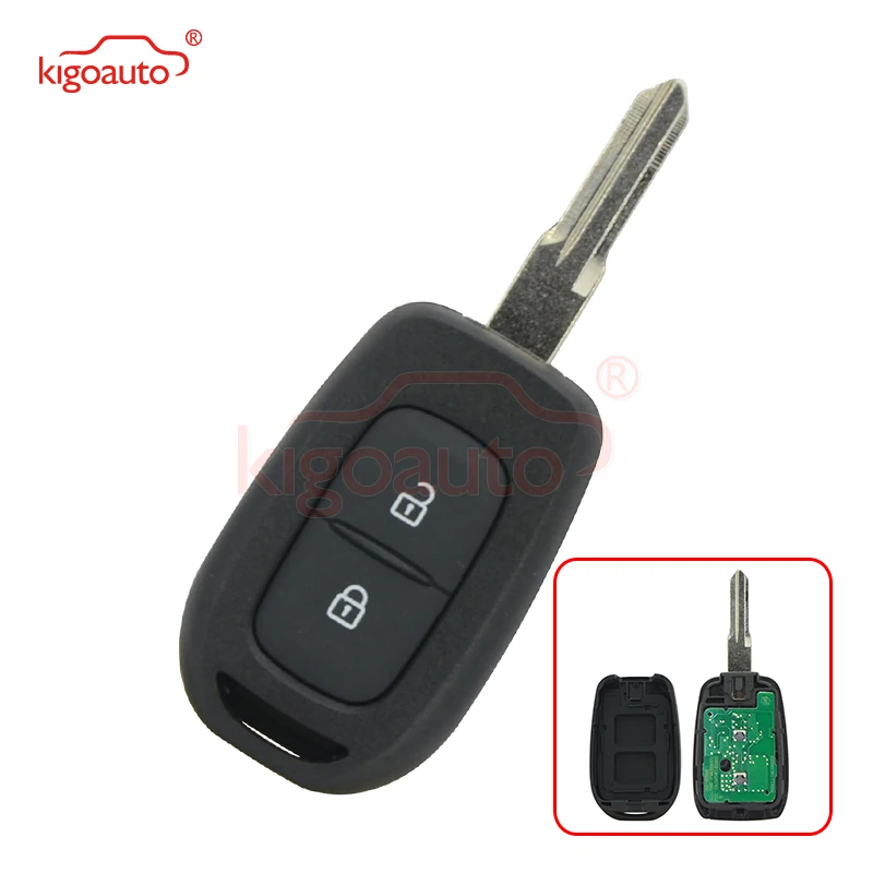 Kigoauto 5 шт. для Renault Duster Kwid Sandero Logan дистанционный ключ 2 кнопки 433 МГц FSK модель Hitag