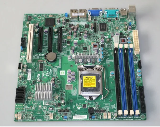 

Pre-shipment test For X8SIL LGA1156 DDR3 dual NIC server motherboard