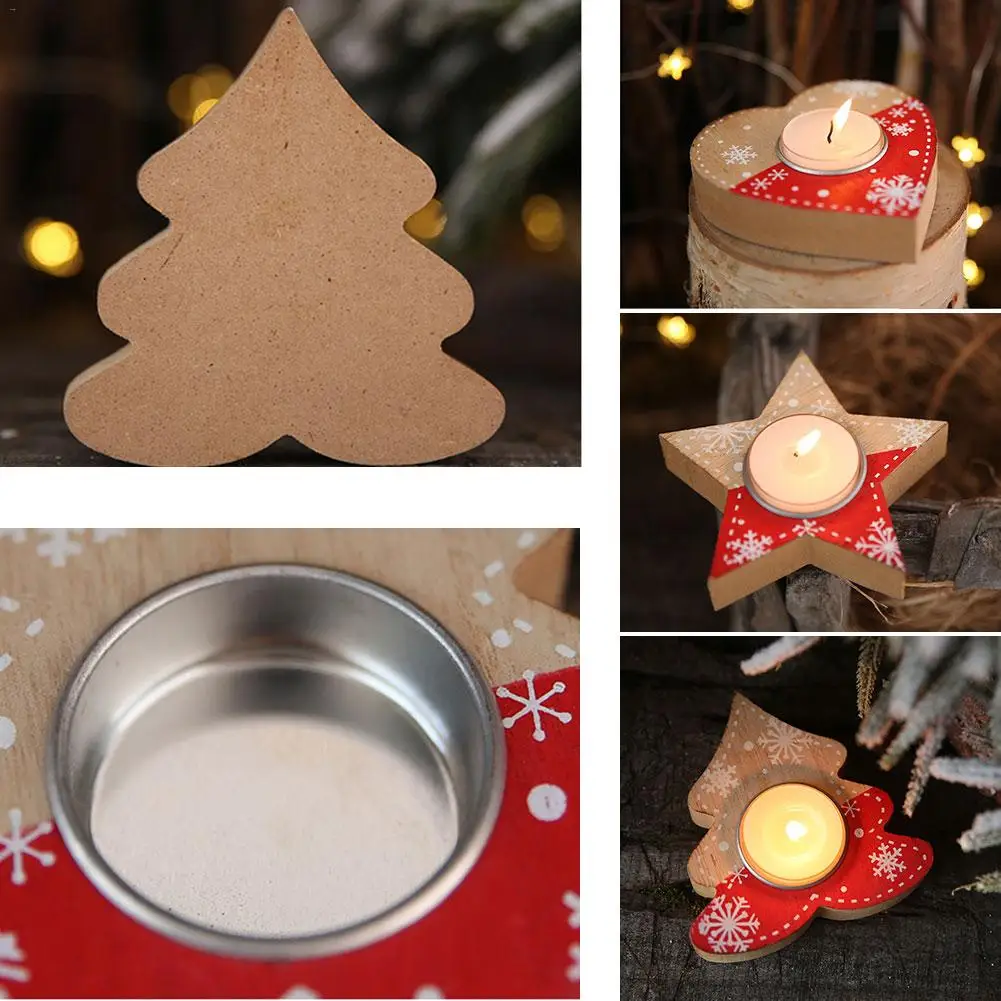 Рождественский подсвечник новые рождественские деревянные декорации любовь