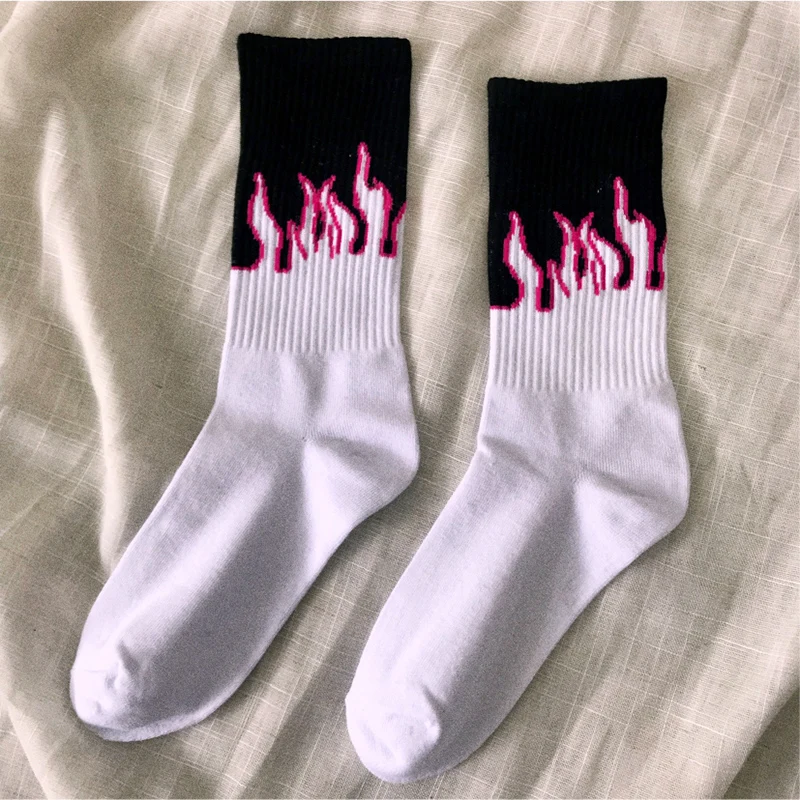Imincn 1 пара хип-хоп короткие полосатые носки смешные уличные счастливые горящие