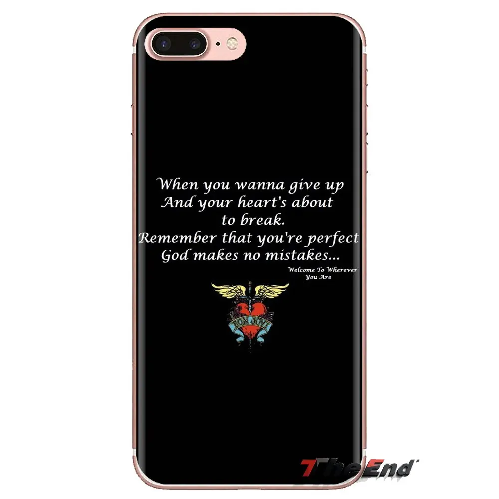 Мягкие прозрачные чехлы band bon jovi для iPod Touch Apple iPhone 4 4s 5 5S SE 5C 6 6S 7 8 X XR XS Plus MAX |