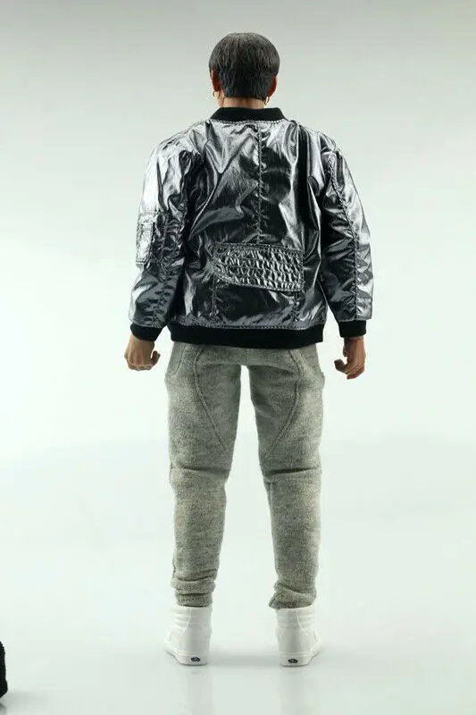 

1/6th Silver Baseball shirt jacket model For male PH HT Figure Doll