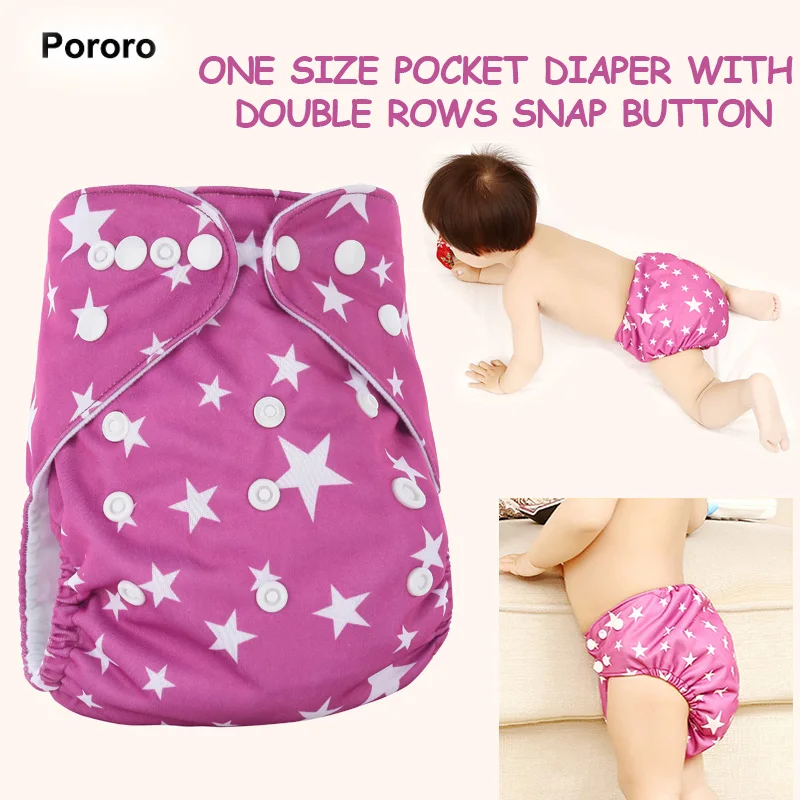 Бренд Pororo 1 шт. водонепроницаемый детский подгузник с цифровым принтом один