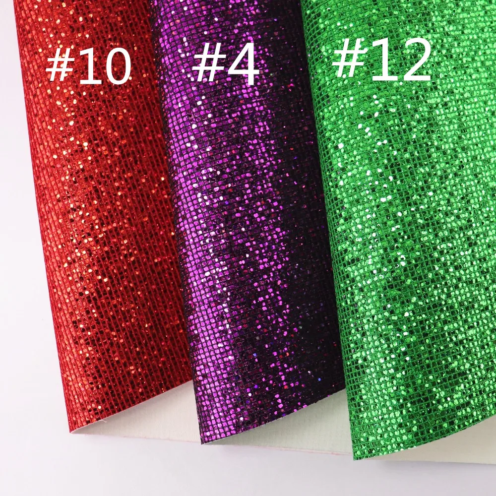 Искусственная кожа с блестками для сережек и бантов размер 30x134 см|Синтетическая