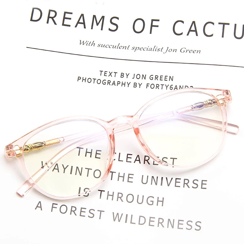 Новинка 2020 круглые женские очки оправа для очков с защитой от излучения