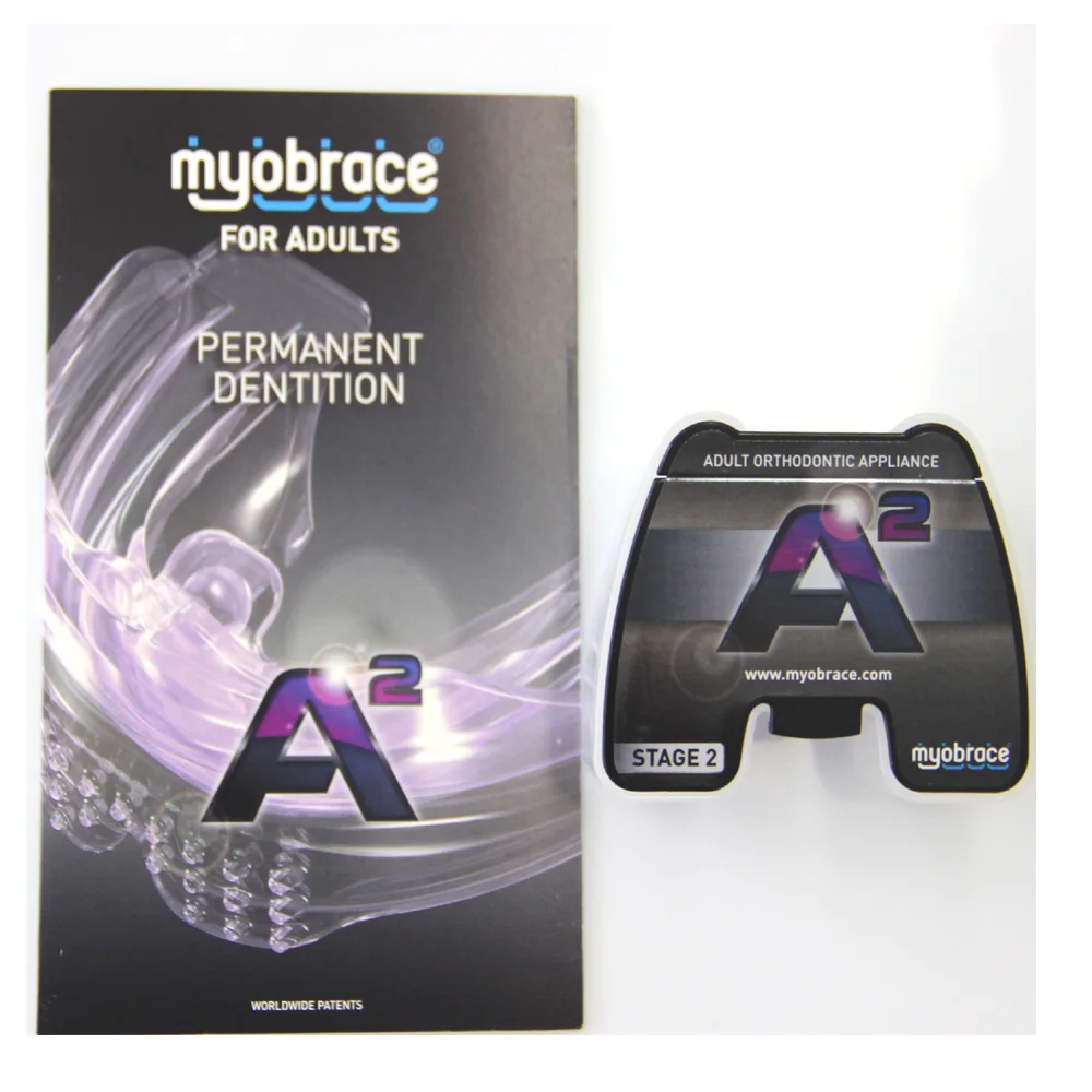 Оригинальный myobrace количество тренер A2 зубной ортодонтический бытовой
