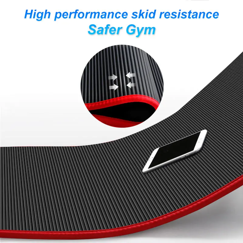 Сверхтолстый нескользящий Спортивный Коврик для йоги 10 мм см x 61 | Спорт и