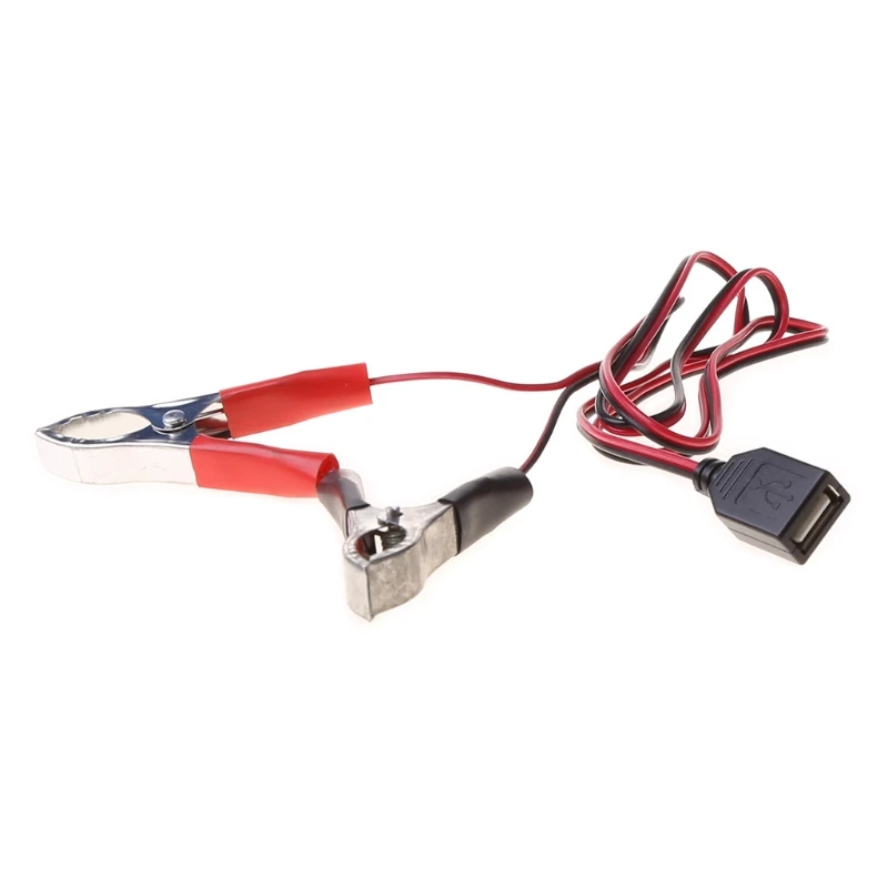 

1Pc USB 2.0 Male Female Alligator Clips Crocodile Wire USB Tester Detector DC Voltmeter Ammeter Capacity Power Supply Cable