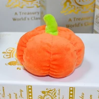 mini cute cartoon cute pumpkin plush toy halloween small car pendant creative vegetable plush pendant bag keychain