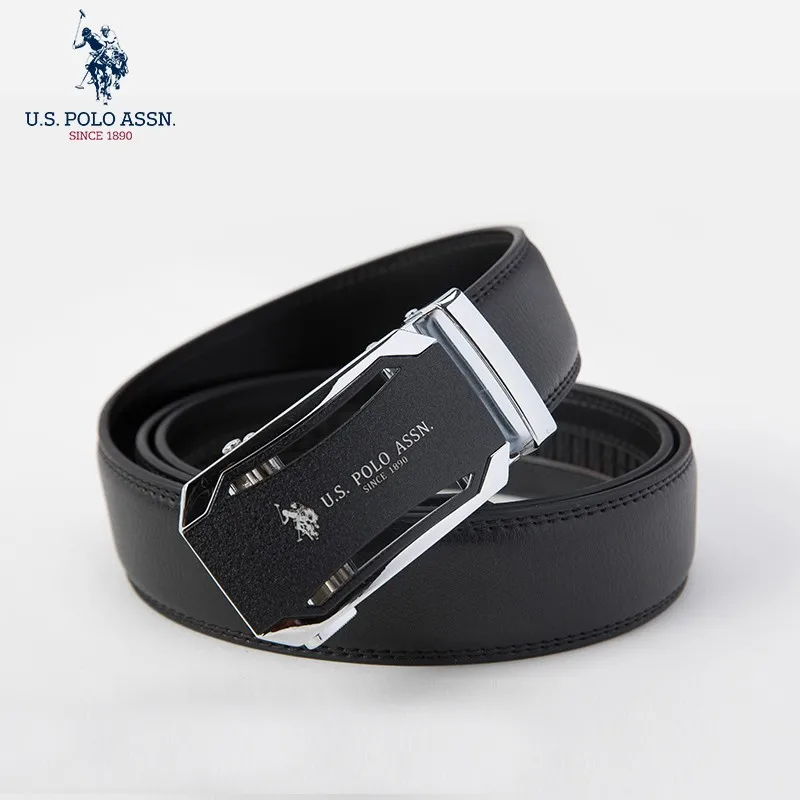 Мужской ремень из воловьей кожи Us Polo Assn деловая повседневная одежда Модный