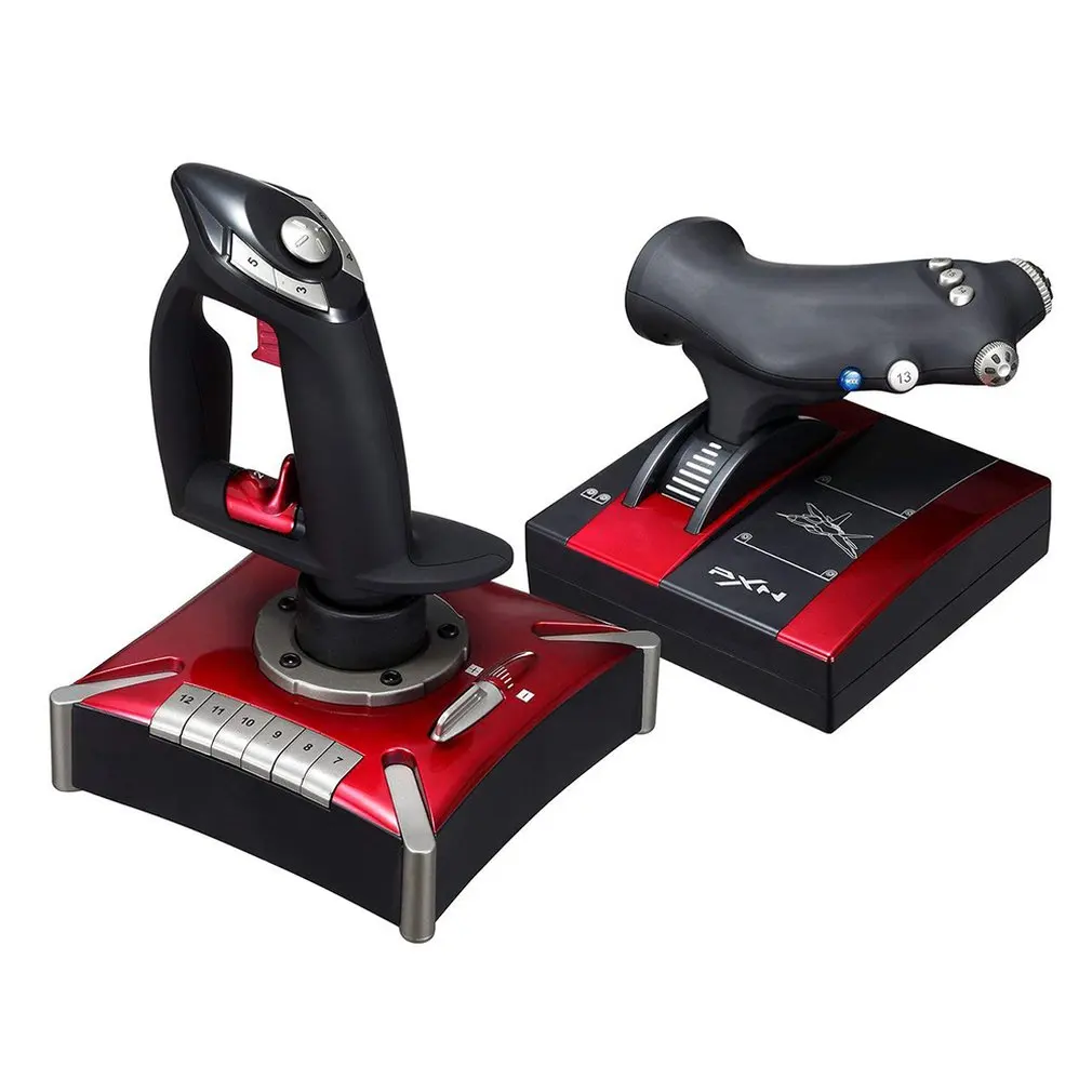 PXN-2119II USB компьютерная имитация игры джойстик для полетов функция вибрации 16