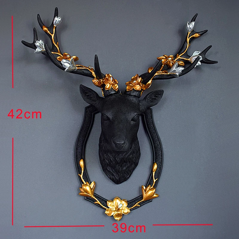 3D статуя оленя аксессуары для украшения дома абстрактная скульптура фигурка