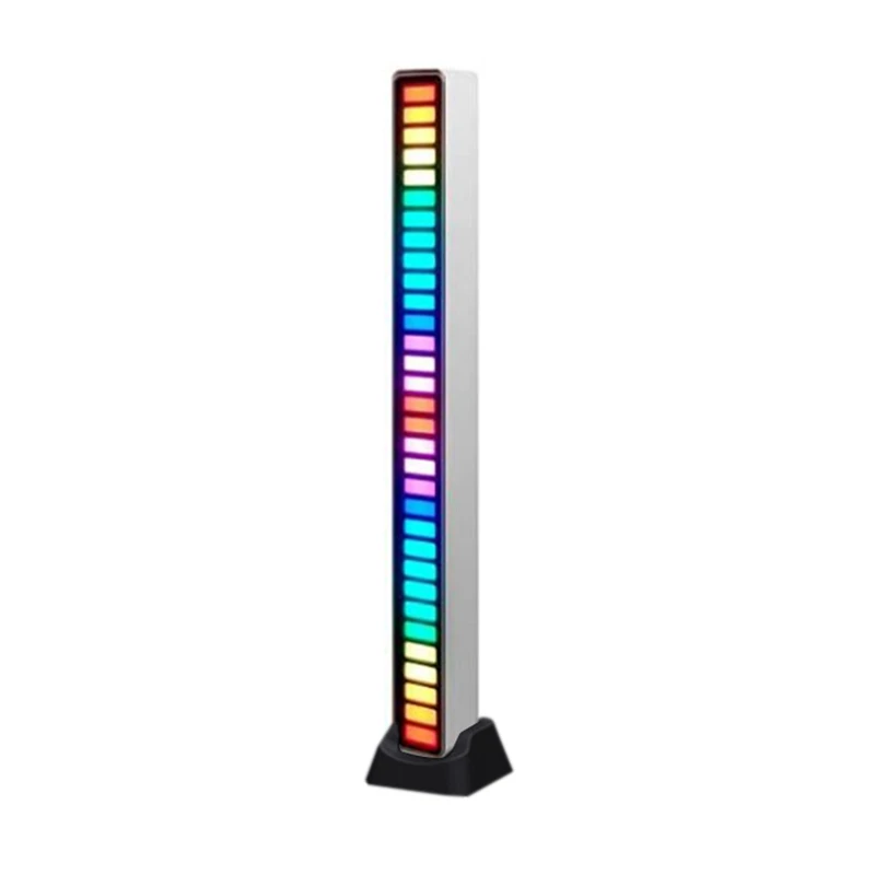 

Voice-Controlled Pickup Rhythm Lamp Car Ambience Light Desktop RGB Creative Spectrum Computer Speaker Ambient Light