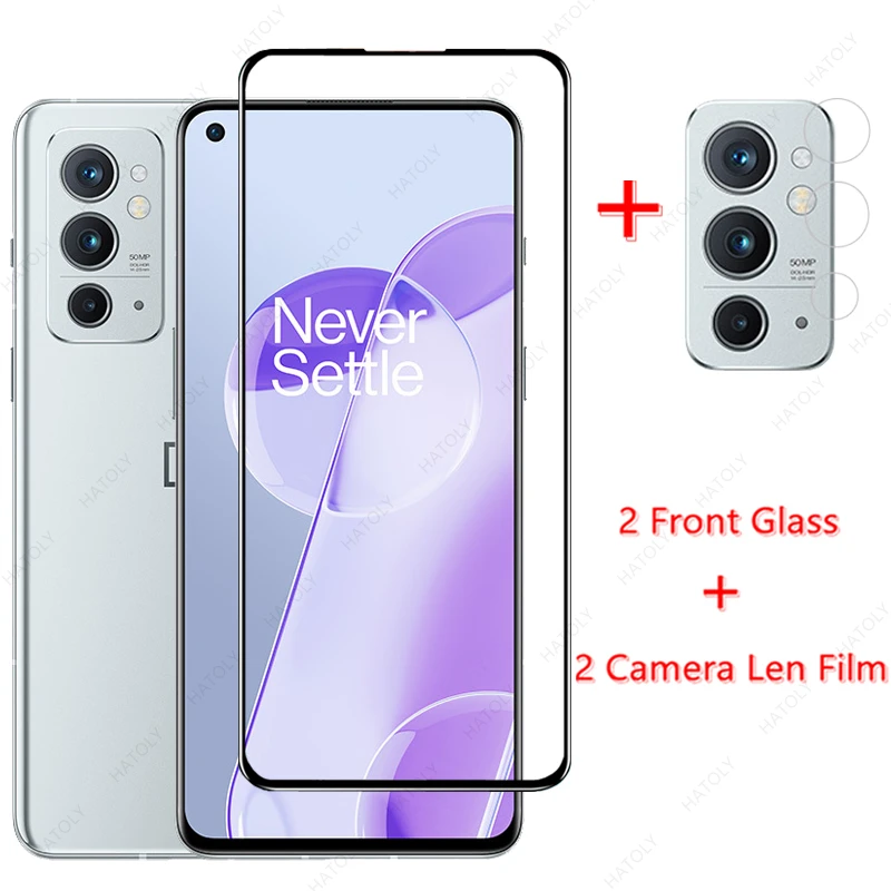 For OnePlus 9RT Glass Tempered Glass for 9RT 9 9R 8T Nord 2 5G CE N200 N10 5G N100 Screen Protector Camera Len Film
