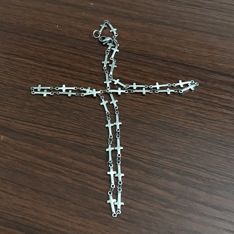 2020 модное ожерелье с крестом женское колье из нержавеющей стали ручные Подарки