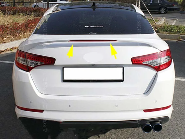 Заводской стиль спойлер крыло ABS для 2010-2013 Kia Optima K5 4DR Седан Спойлеры светильник