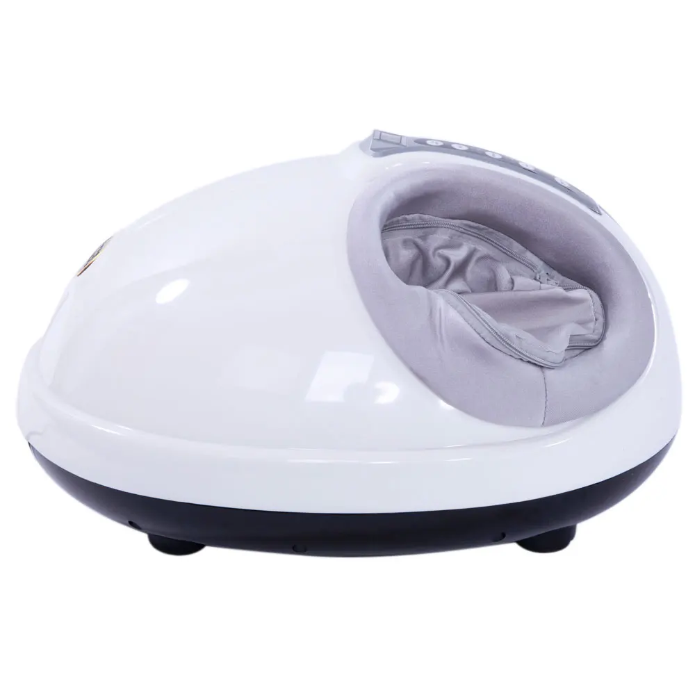 

Heat Rolling Kneading LED Display Air Pressure Relaxing Shiatsu Leg Foot Massager 110V US Plug White