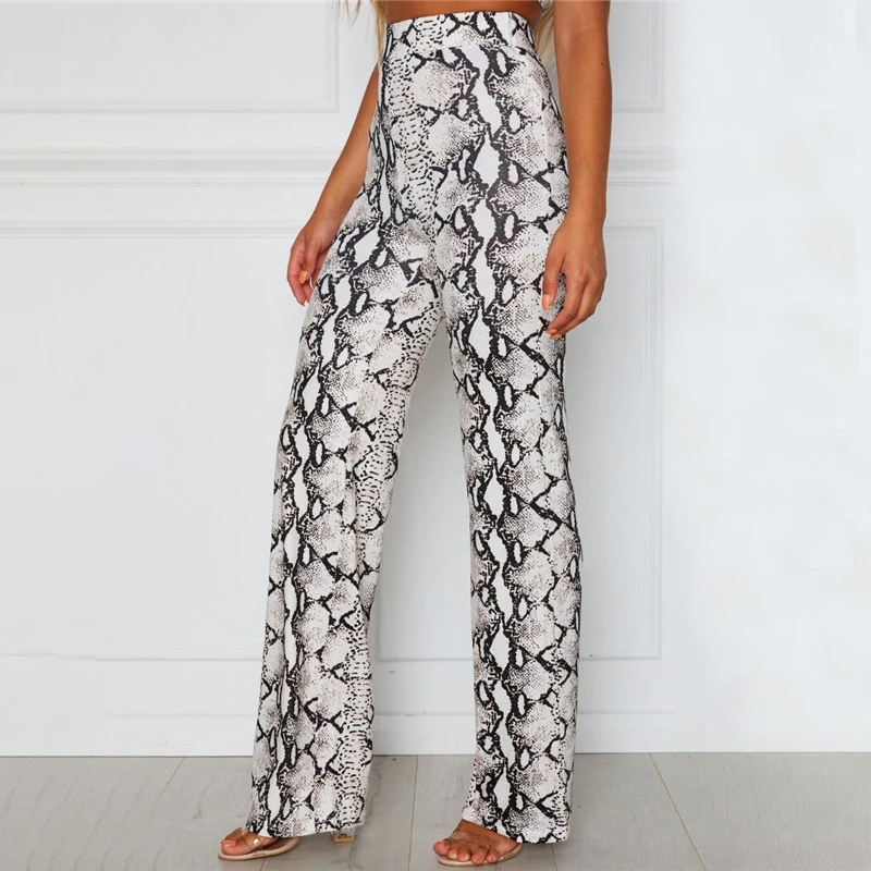 2019 новые летние расклешенные женские сексуальные обтягивающие брюки с высокой