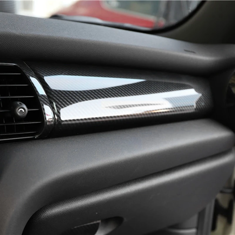 Carbon Fiber Car Dashboard Trim Console Panel Cover for MINI Cooper F55 F56 One 3 Doors 2014-2021 | Gauge Sets &amp Dash Panels