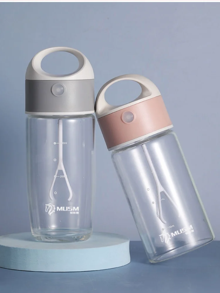 

Cocktail Glass Shaker Bottle Electric Sport Blender Water Bottle Shaker Protein Gym Botella De Agua Kitchen Accessories DK50SB