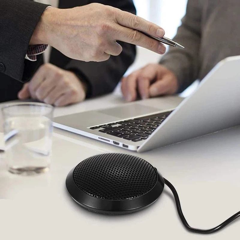 Микрофон Настольный всенаправленный микрофон с разъемом 3 5 мм для компьютеров и