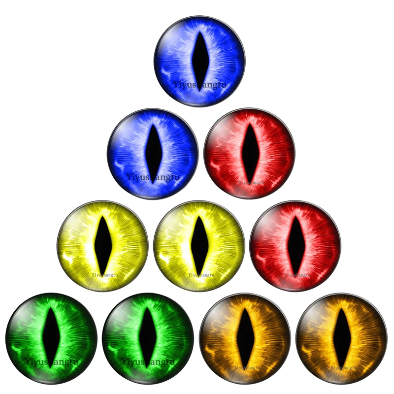 Пары или смешанные Глаза животных глаза Дракона кошки игрушки-зрачки 8-30 мм