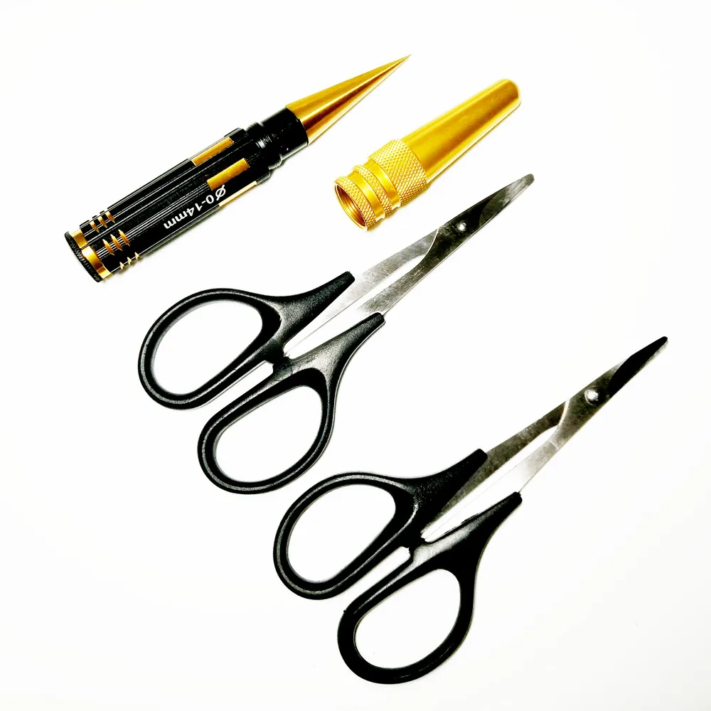 Устройство для вскрытия отверстий развертка перфоратор 0-14 мм и ножницы корпуса