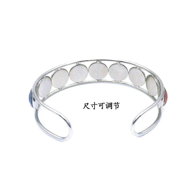 

7 Chakras Healing Yoga Reiki bangles Indian Tibetan Buddhism Hinduism lotus mandala om meditation energy bracelet women jewelry