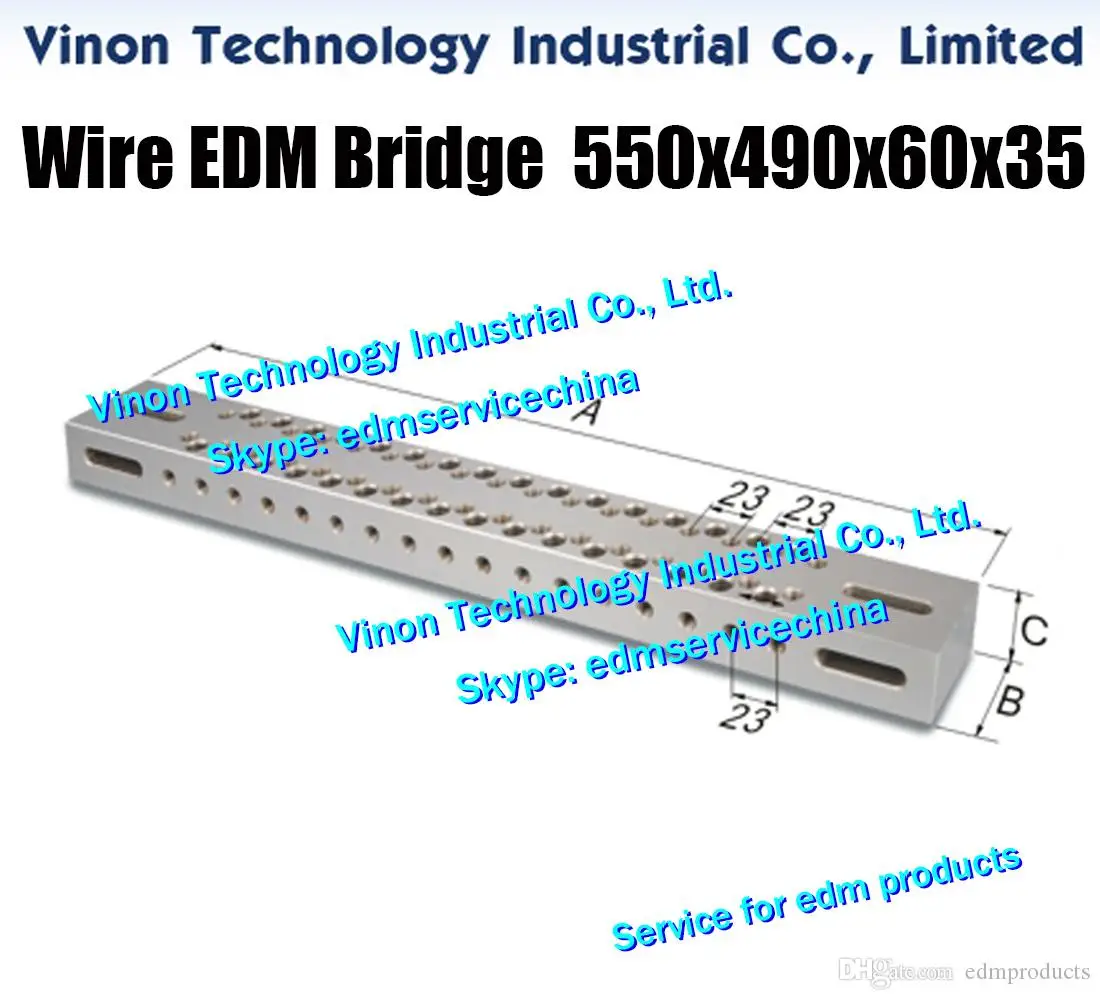 

Проволочный EDM мост VS31 L = 550x490x60x35 мм, нержавеющая проволока высокой точности-стандартный луч 550 мм edm jig инструменты мост для резки проволоки ...