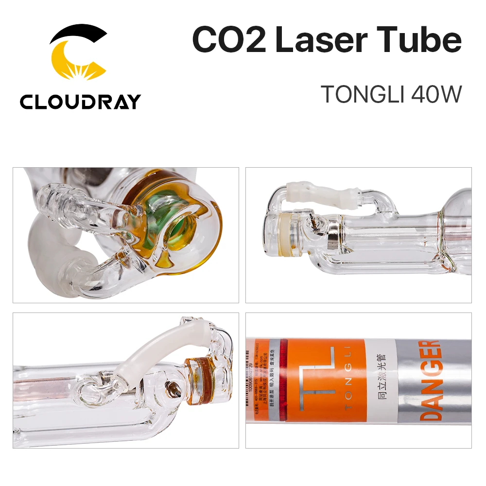 Cloudray TONGLI 700 мм 40 Вт Co2 лазерная трубка стеклянная для CO2 гравировальная машина TL