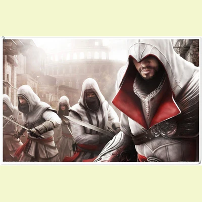 Картины на холсте плакаты Assassins Creed Connor War Wall Art 70 Framework домашний декор 1 шт. печать