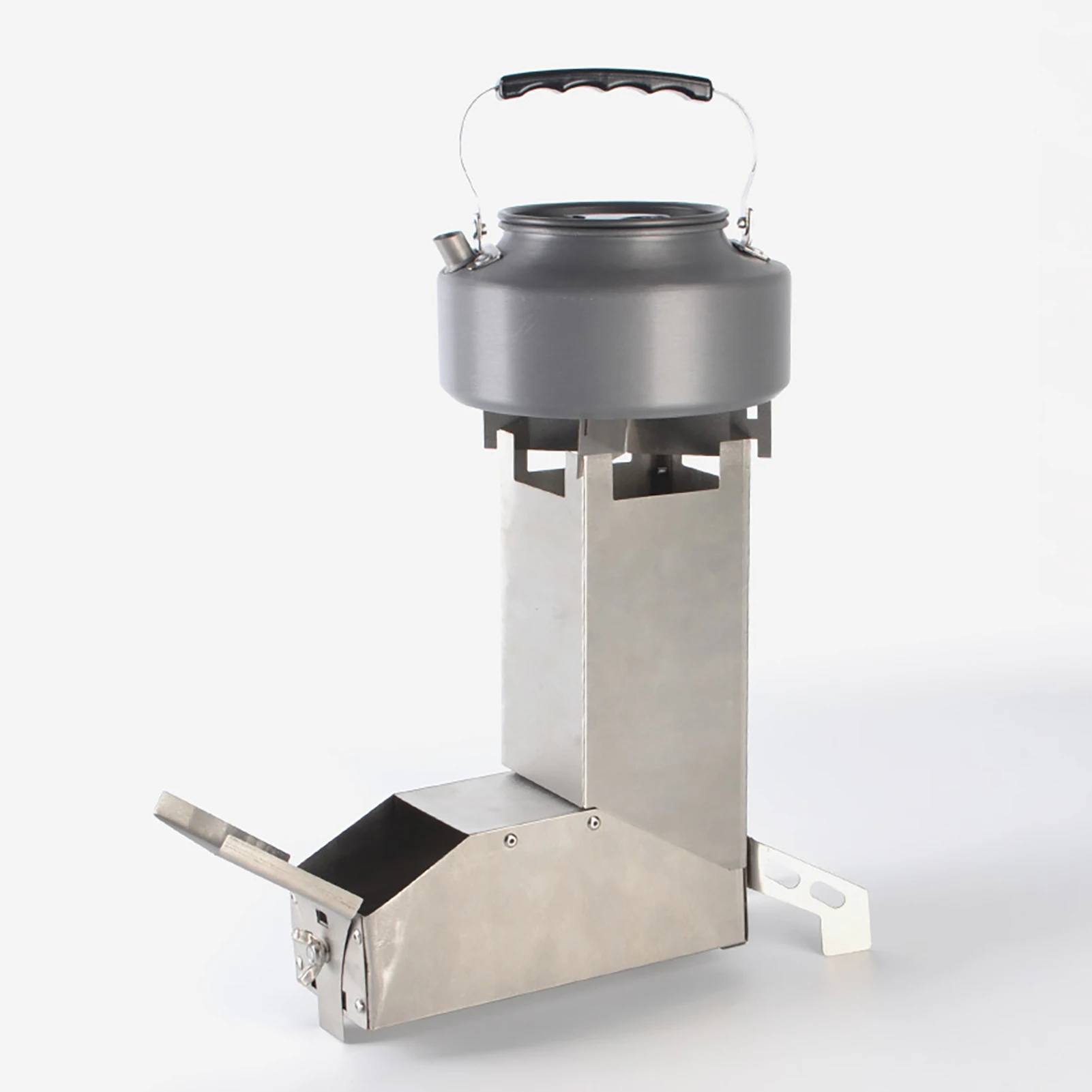 

Picnic BBQ Hiking Camping Stove Collapsible Wood Burning Burner Tent Furnace