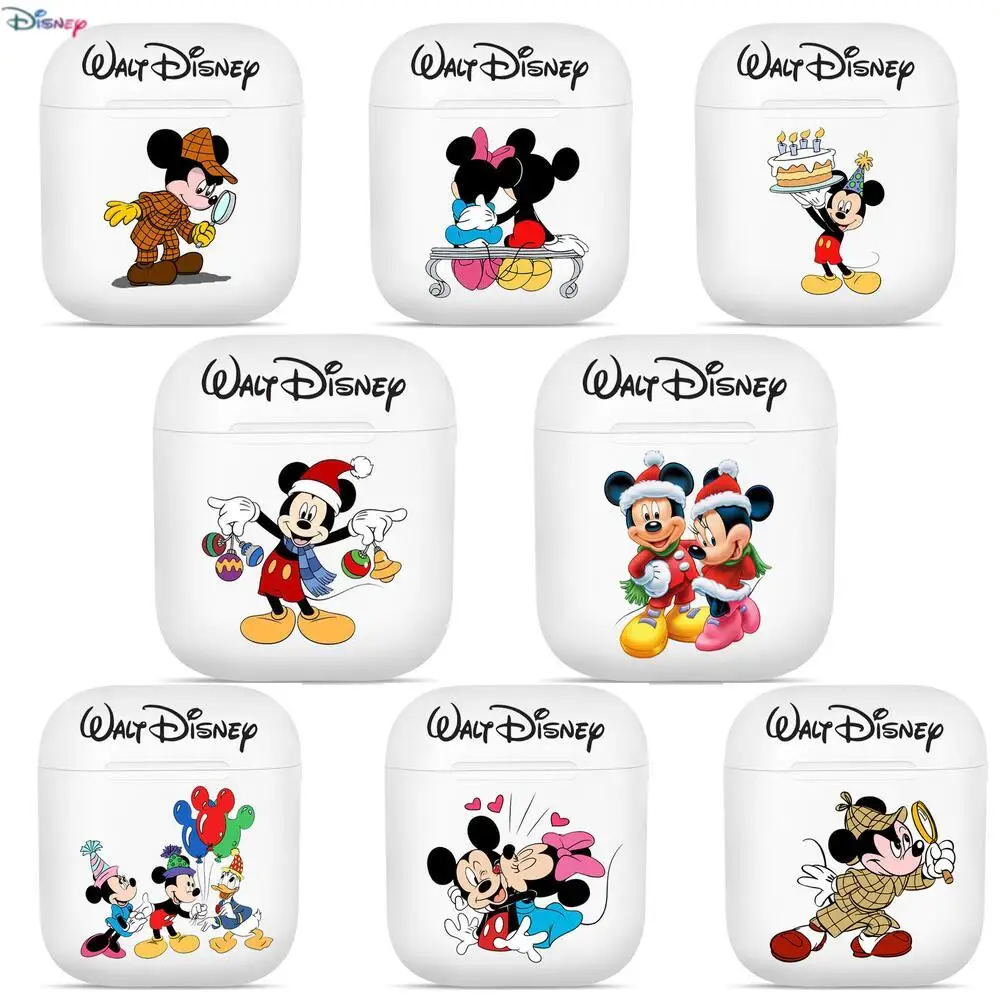 

Disney Cute Mickey Mouse For Apple Airpods 1/2 Cases Protective Bluetooth Wireless Earphone Cover For case Cases pro