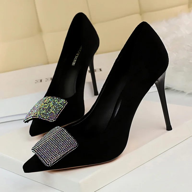 Женские туфли лодочки женские на высоком каблуке элегантные заостренные