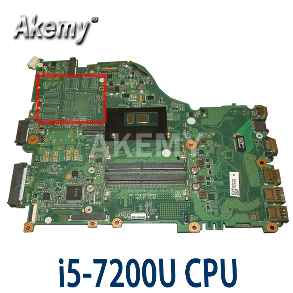 Материнская плата для ноутбука Acer Aspire E5 575 с процессором I5 7200U NBGD311006 DAZAAMB16E0 REV:E