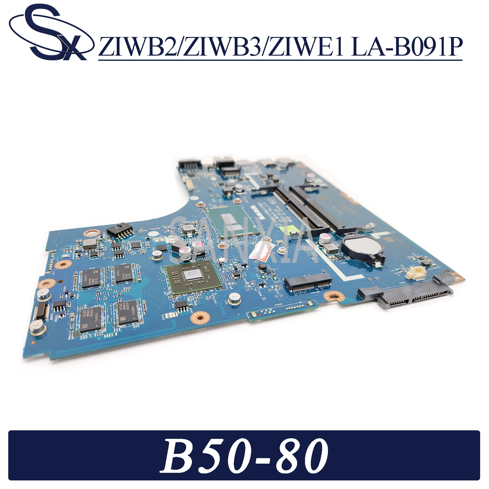 Kaufen KEFU LA-B091P Laptop Motherboard Für Lenovo B50-80 Original Mainboard I7-5500U R5-M330 2GB