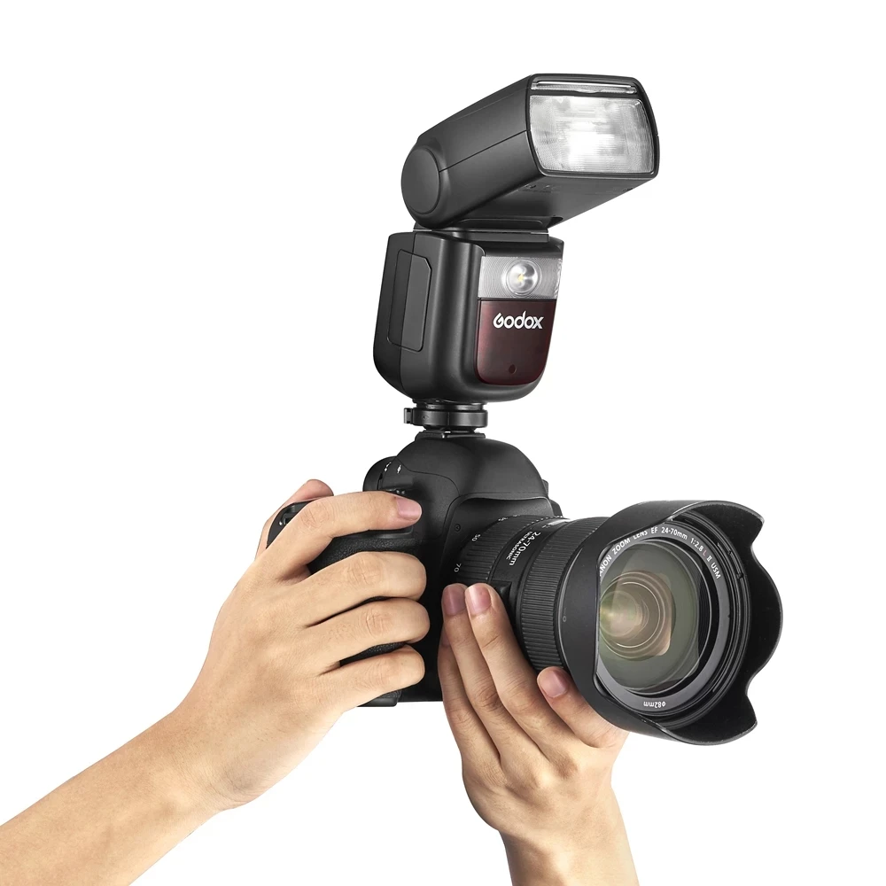 Вспышка для камеры Godox V860 III V860II V860III-C N S F O TTL GN60 HSS + триггер Canon Nikon Sony Fuji OlympusLumix |