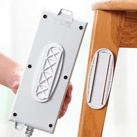 new seamless punch free plug sticker holder wall fixer power strip holders storage for sockets wall shelf stand holder tools