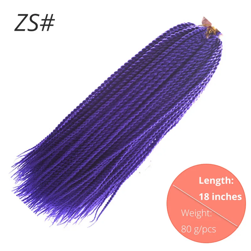 # Фиолетовый AISI BEAUTY Ombre Senegalese завивка, плетение волос 14 18 24 дюймов Синтетические косички для наращивания крючком наращивание волос Черный Коричневый Женский - Цвет: # Фиолетовый