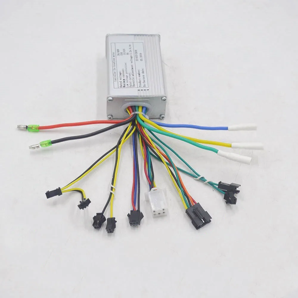 

350W 36V/48V Brushless Controller Square Wave For Electric Scooter Bicycle Folding Bike Replacement Controllers E-bike Parts