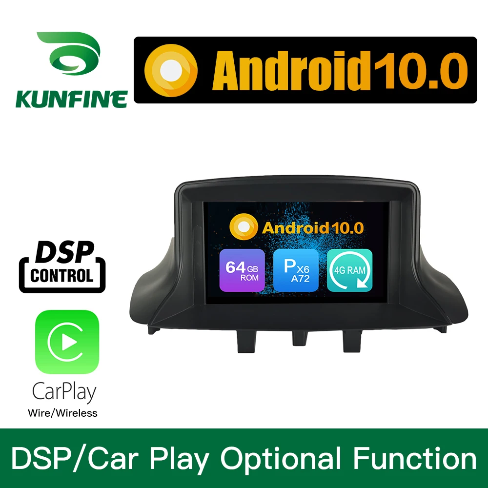 Автомобильная стереосистема для Megane 3 2009 2016 Android 9 0 Core PX6 A72 Ram 4 Гб Rom 64 ГБ