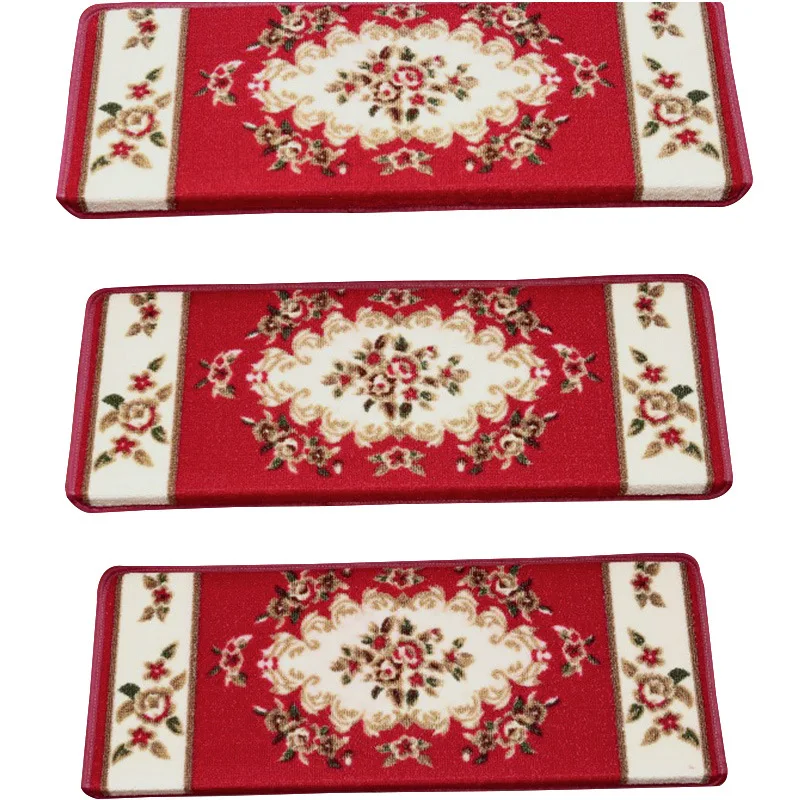 Набор ковриков для лестницы в европейском стиле Нескользящие Коврики ступенек