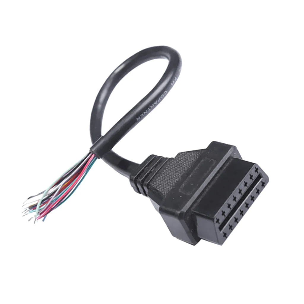 

Универсальный автомобильный OBDII OBD2 16-контактный женский Диагностика расширения кабель