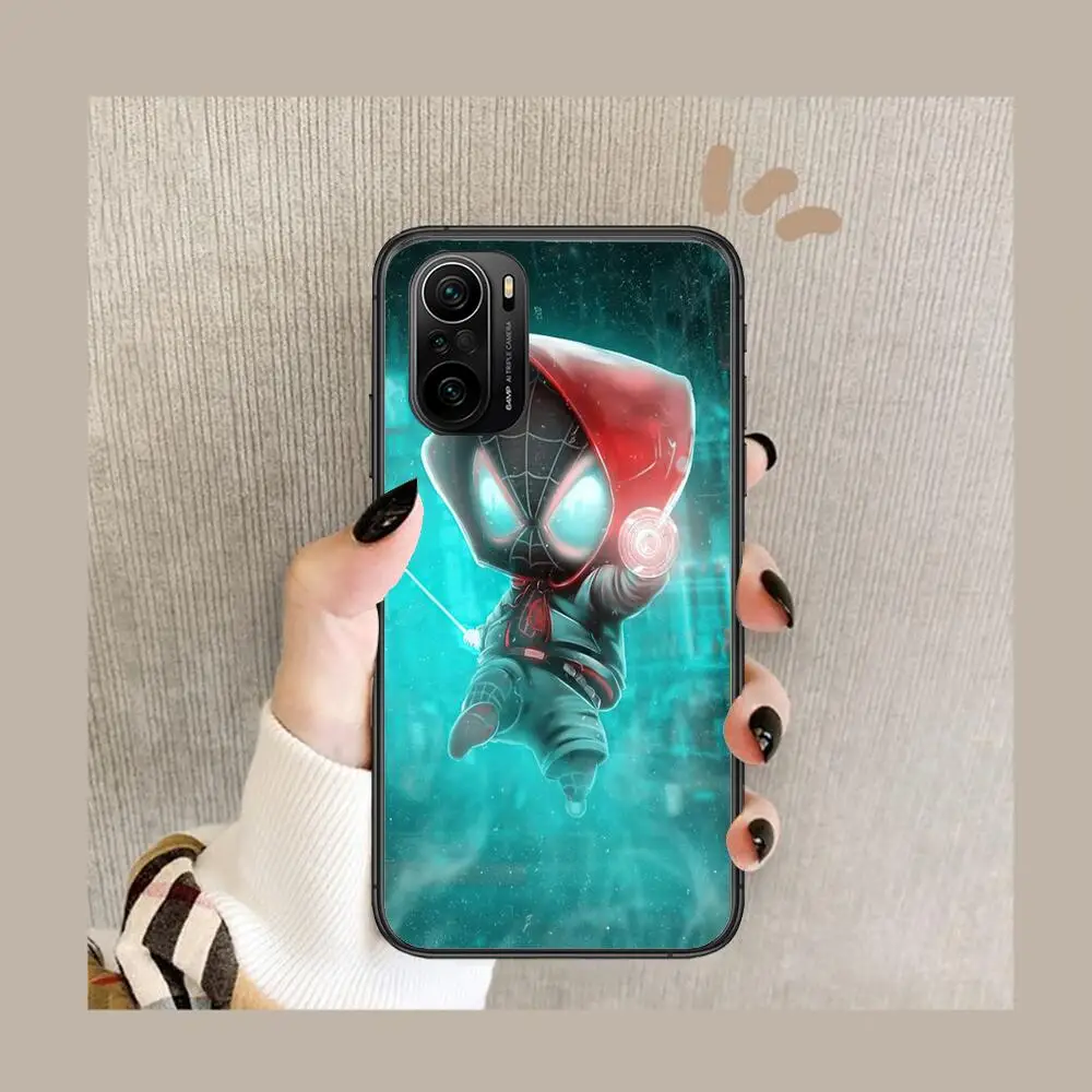 Фото 3D Мини чехол для телефона Marvel для xiaomi redmi POCO F1 F2 F3 X3 Pro M3 9C 10T Lite NFC черный чехол силиконовая задняя крышка Prett mi 10 ultra c №5