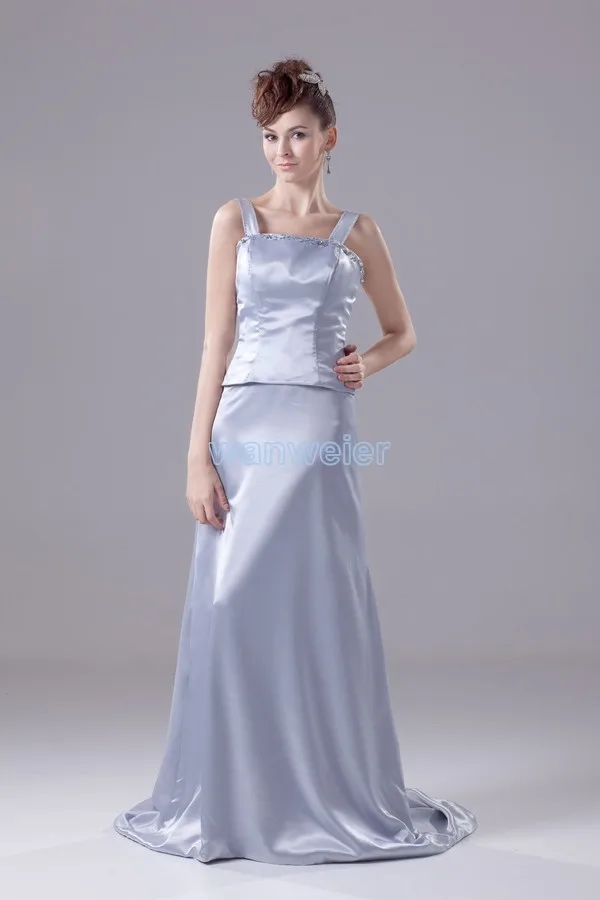 

free shipping formal gown 2016 new custom color/size long sleeve brides maid with jacket plus size Mother of the Bride Dresses