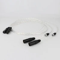 pair 7n occ audio xlr interconnect cable with carbon fiber xlr connector plug